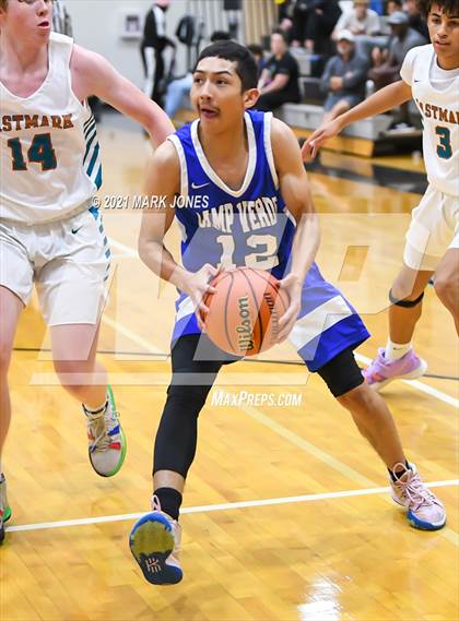 Thumbnail 2 in Camp Verde vs. Eastmark (Valley Christian Boys Basketball Thanksgiving Tournament) photogallery.