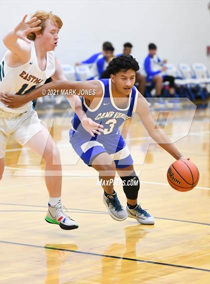 Thumbnail 3 in Camp Verde vs. Eastmark (Valley Christian Boys Basketball Thanksgiving Tournament) photogallery.