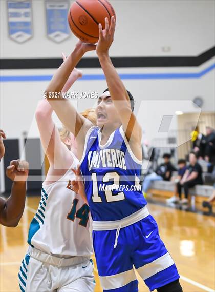 Thumbnail 1 in Camp Verde vs. Eastmark (Valley Christian Boys Basketball Thanksgiving Tournament) photogallery.