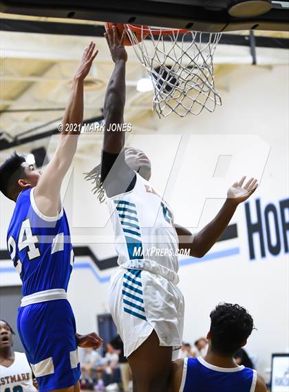 Thumbnail 2 in Camp Verde vs. Eastmark (Valley Christian Boys Basketball Thanksgiving Tournament) photogallery.