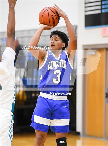 Thumbnail 2 in Camp Verde vs. Eastmark (Valley Christian Boys Basketball Thanksgiving Tournament) photogallery.