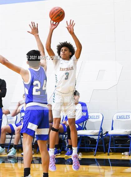 Thumbnail 2 in Camp Verde vs. Eastmark (Valley Christian Boys Basketball Thanksgiving Tournament) photogallery.