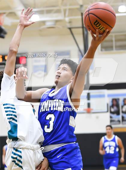 Thumbnail 3 in Camp Verde vs. Eastmark (Valley Christian Boys Basketball Thanksgiving Tournament) photogallery.