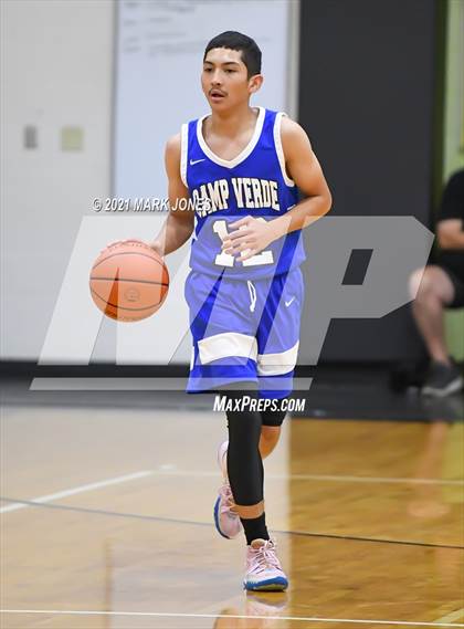 Thumbnail 1 in Camp Verde vs. Eastmark (Valley Christian Boys Basketball Thanksgiving Tournament) photogallery.