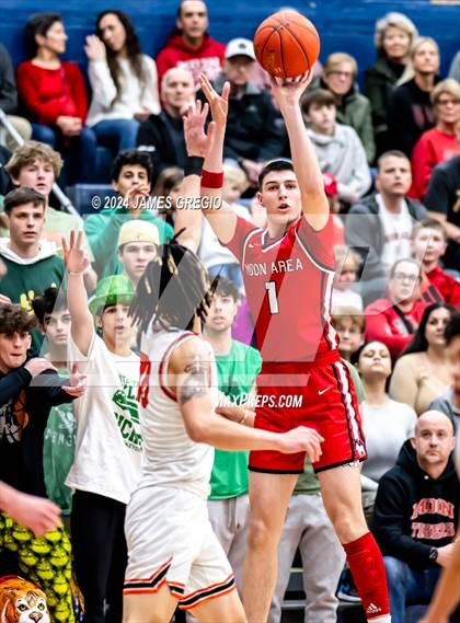 Thumbnail 1 in Moon Area @ Bethel Park (PIAA 5A Quarterfinal) photogallery.