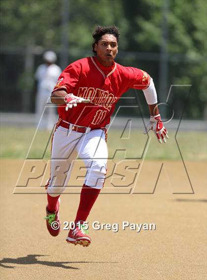 Thumbnail 2 in George Washington @ James Monroe (PSAL AAA Playoffs) photogallery.