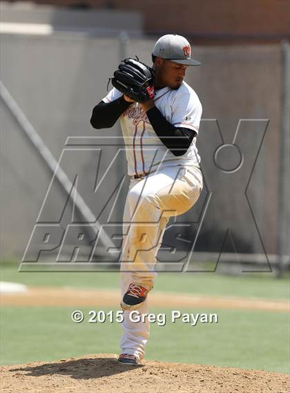 Thumbnail 1 in George Washington @ James Monroe (PSAL AAA Playoffs) photogallery.