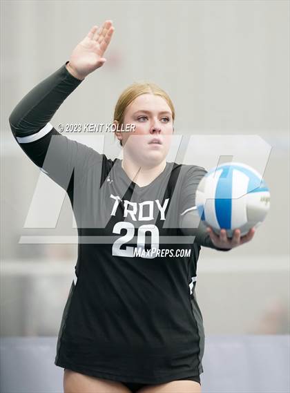 Thumbnail 1 in Troy vs. St. Mary Catholic Central (Beast of the East) photogallery.