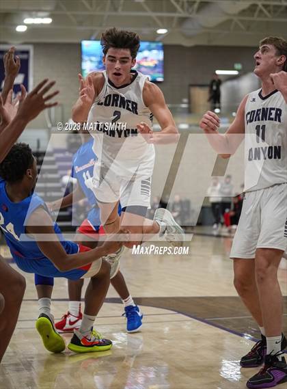 Thumbnail 2 in Corner Canyon vs. Duncanville (Holiday Hoopfest) photogallery.