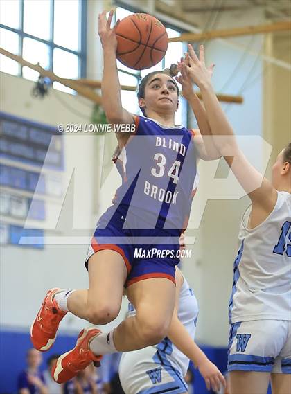 Thumbnail 2 in Blind Brook vs Westlake (NYSPHSAA Section 1 Class B Quarter Final) photogallery.