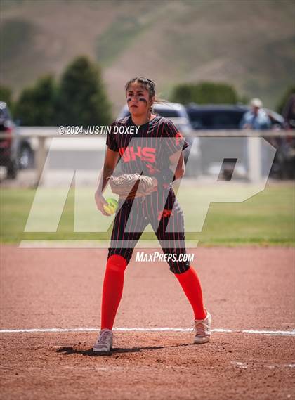 Thumbnail 2 in Wells vs Coleville (NIAA Class 1A Northern Playoff Game 2) photogallery.