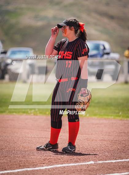 Thumbnail 2 in Wells vs Coleville (NIAA Class 1A Northern Playoff Game 2) photogallery.