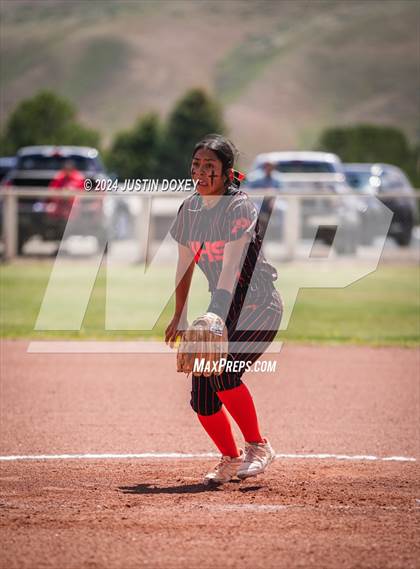 Thumbnail 1 in Wells vs Coleville (NIAA Class 1A Northern Playoff Game 2) photogallery.