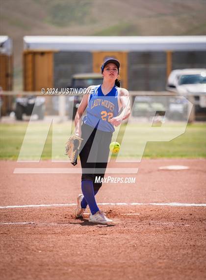 Thumbnail 2 in Wells vs Coleville (NIAA Class 1A Northern Playoff Game 2) photogallery.