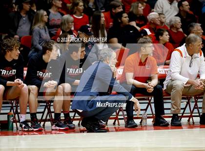Thumbnail 3 in East St. Louis vs. Triad(IHSA 3A Sectional) photogallery.