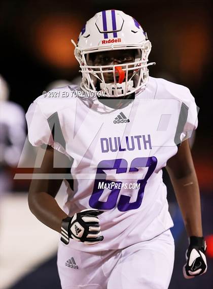Thumbnail 2 in Duluth @ Milton (GHSA 7A Playoffs Round 1) photogallery.