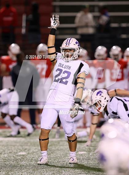 Thumbnail 2 in Duluth @ Milton (GHSA 7A Playoffs Round 1) photogallery.