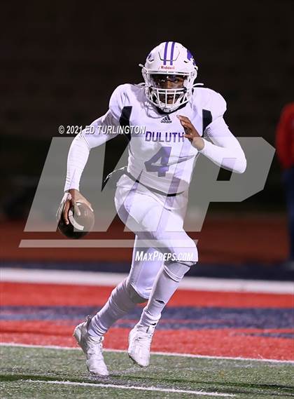 Thumbnail 2 in Duluth @ Milton (GHSA 7A Playoffs Round 1) photogallery.