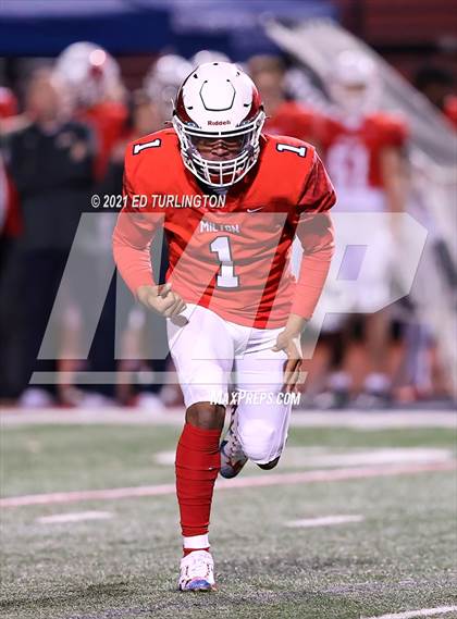 Thumbnail 3 in Duluth @ Milton (GHSA 7A Playoffs Round 1) photogallery.