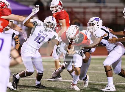 Thumbnail 2 in Duluth @ Milton (GHSA 7A Playoffs Round 1) photogallery.