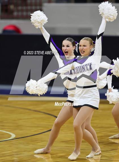 Thumbnail 2 in Douglas County CHSAA Spirit Poms photogallery.