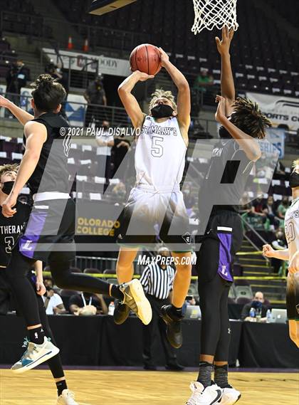 Thumbnail 1 in St. Mary's vs. Lutheran (CHSAA 3A State Final) photogallery.