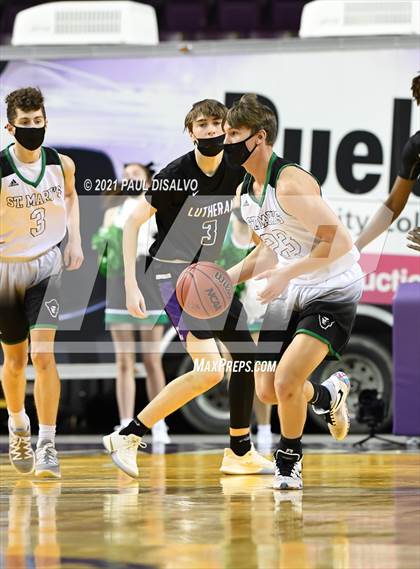 Thumbnail 3 in St. Mary's vs. Lutheran (CHSAA 3A State Final) photogallery.