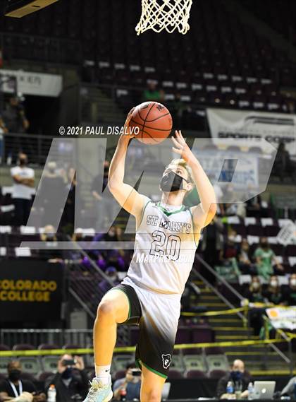 Thumbnail 3 in St. Mary's vs. Lutheran (CHSAA 3A State Final) photogallery.