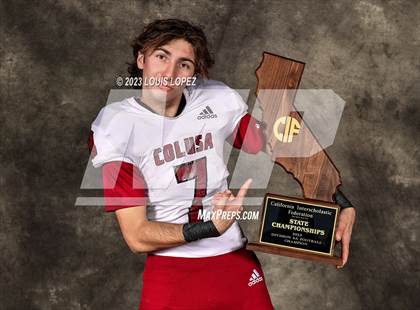 Thumbnail 3 in Colusa vs. Sweetwater (CIF State D6A Championship Trophy Awards) photogallery.