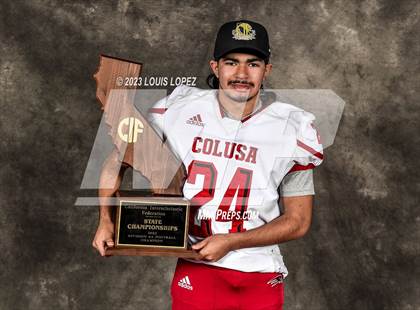 Thumbnail 2 in Colusa vs. Sweetwater (CIF State D6A Championship Trophy Awards) photogallery.