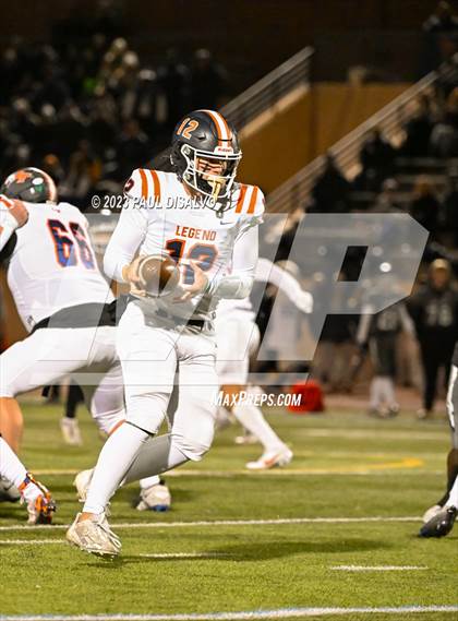 Thumbnail 2 in Legend @ Valor Christian (CHSAA 5A 2nd Round) photogallery.