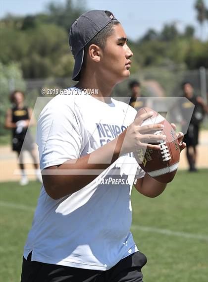 Thumbnail 1 in Newport Harbor vs Foothill (North Orange County Shootout) photogallery.