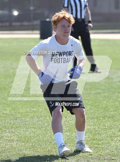 Thumbnail 1 in Newport Harbor vs Foothill (North Orange County Shootout) photogallery.