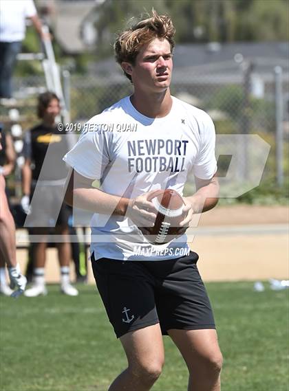 Thumbnail 2 in Newport Harbor vs Foothill (North Orange County Shootout) photogallery.