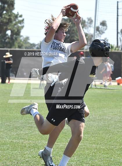 Thumbnail 3 in Newport Harbor vs Foothill (North Orange County Shootout) photogallery.