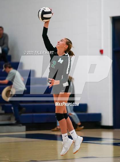 Thumbnail 3 in Monrovia vs. Tri-West Hendricks (IHSAA 3A Sectional Semi-Final) photogallery.