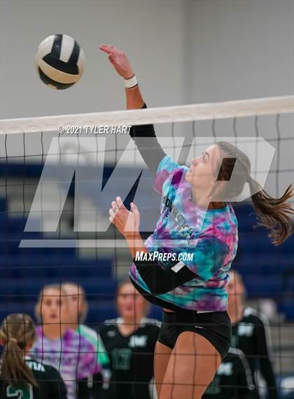 Thumbnail 3 in Monrovia vs. Tri-West Hendricks (IHSAA 3A Sectional Semi-Final) photogallery.