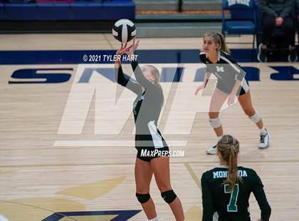 Thumbnail 2 in Monrovia vs. Tri-West Hendricks (IHSAA 3A Sectional Semi-Final) photogallery.