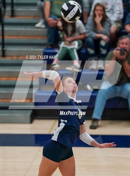 Thumbnail 1 in Monrovia vs. Tri-West Hendricks (IHSAA 3A Sectional Semi-Final) photogallery.