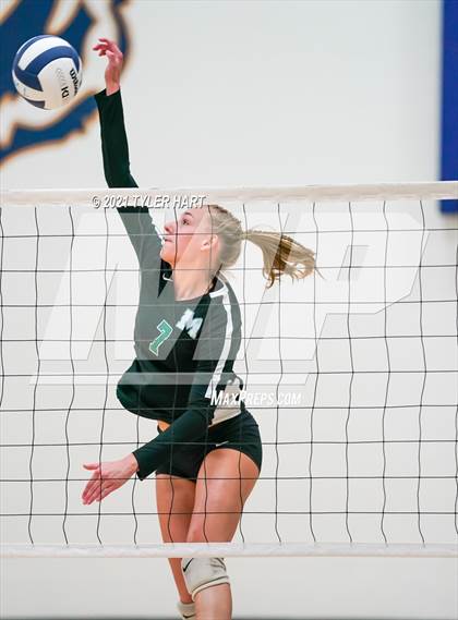 Thumbnail 3 in Monrovia vs. Tri-West Hendricks (IHSAA 3A Sectional Semi-Final) photogallery.