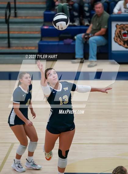 Thumbnail 2 in Monrovia vs. Tri-West Hendricks (IHSAA 3A Sectional Semi-Final) photogallery.