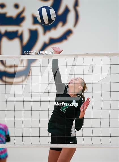 Thumbnail 2 in Monrovia vs. Tri-West Hendricks (IHSAA 3A Sectional Semi-Final) photogallery.
