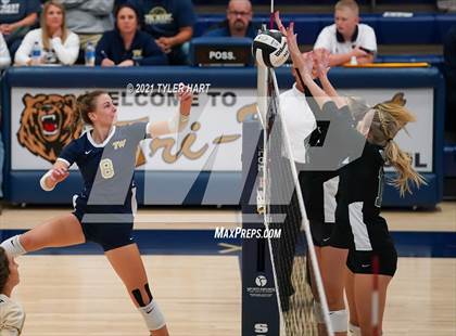 Thumbnail 1 in Monrovia vs. Tri-West Hendricks (IHSAA 3A Sectional Semi-Final) photogallery.