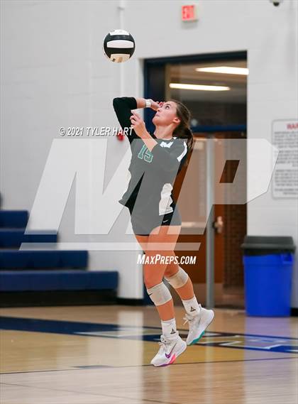 Thumbnail 1 in Monrovia vs. Tri-West Hendricks (IHSAA 3A Sectional Semi-Final) photogallery.