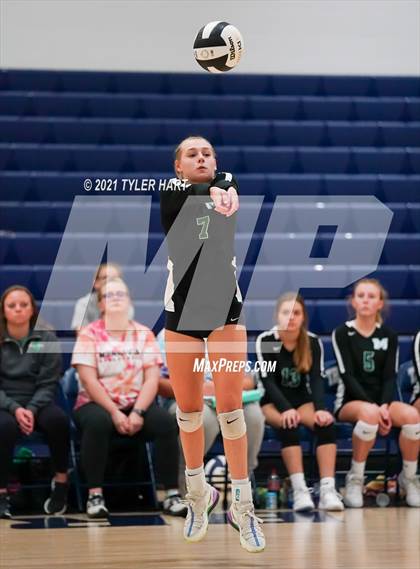 Thumbnail 1 in Monrovia vs. Tri-West Hendricks (IHSAA 3A Sectional Semi-Final) photogallery.