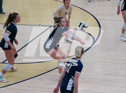 Thumbnail 2 in Monrovia vs. Tri-West Hendricks (IHSAA 3A Sectional Semi-Final) photogallery.