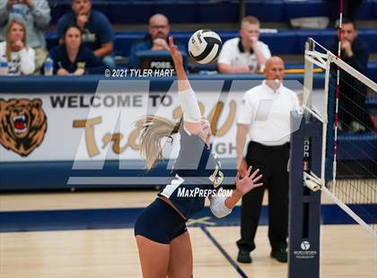 Thumbnail 3 in Monrovia vs. Tri-West Hendricks (IHSAA 3A Sectional Semi-Final) photogallery.