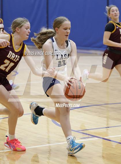 Thumbnail 1 in Dripping Springs vs. Liberal Arts & Science Academy - Austin (Lobo Pack Attack Classic) photogallery.