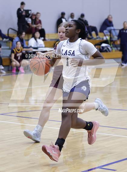 Thumbnail 1 in Dripping Springs vs. Liberal Arts & Science Academy - Austin (Lobo Pack Attack Classic) photogallery.