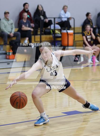 Thumbnail 2 in Dripping Springs vs. Liberal Arts & Science Academy - Austin (Lobo Pack Attack Classic) photogallery.
